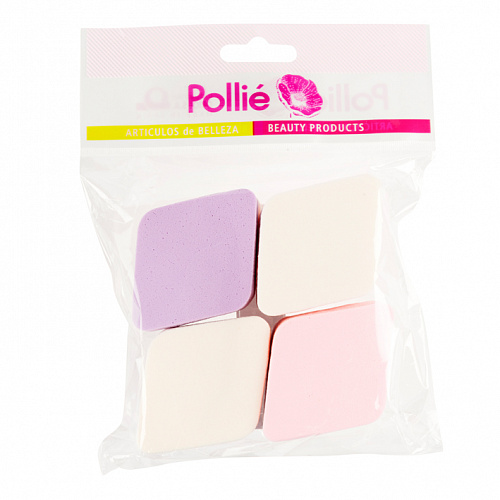 Набор цветных спонжей для макияжа, 4шт