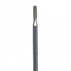 Алмазная цилиндрическая фреза со средней крошкой 125грит,  диаметр 1,8мм.