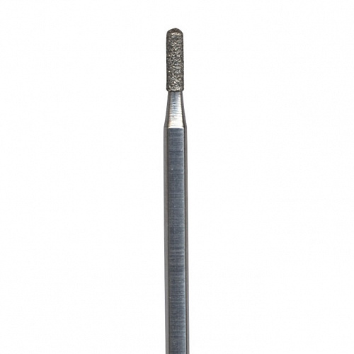 Алмазная цилиндрическая фреза со средней крошкой 125грит,  диаметр 1,8мм.