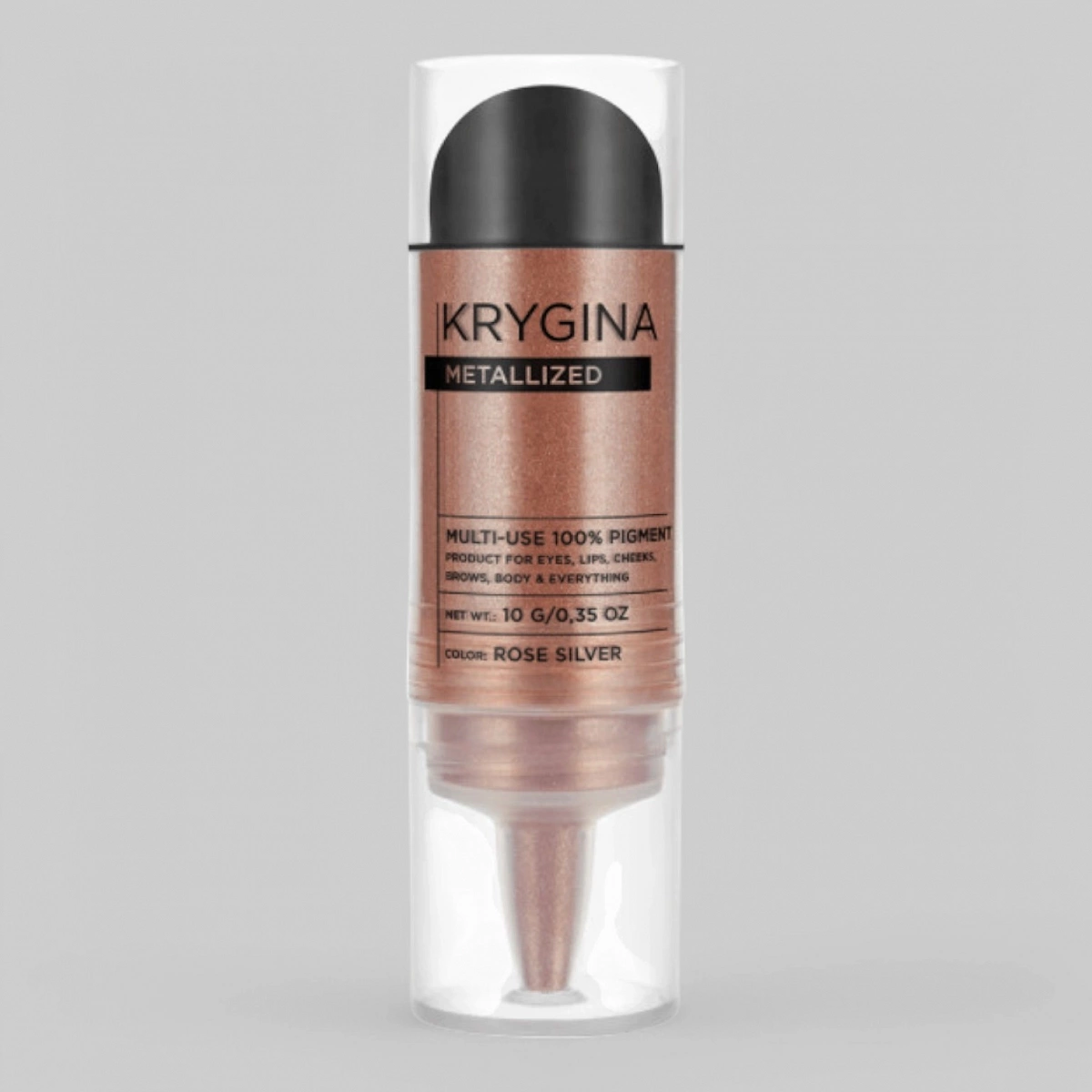 Многофункциональный металлизированный пигмент № 02 Rose Silver 8г