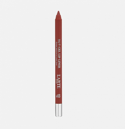 Гелевый карандаш для губ устойчивый 24/7 Gel Lip Liner, 03 zoom call L'arte del bello
