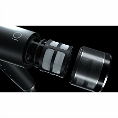 Электрофен для волос Ga.ma - IQ3 Perfetto с турбо кнопкой, 120 000 оборотов, черный (арт. PH6080.BK)