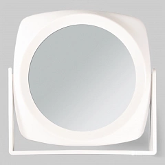 COSMETIC MIRROR, 18X18 CM, WHITE - КОСМЕТИЧЕСКОЕ ЗЕРКАЛО, 18X18 СМ, БЕЛОЕ