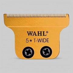 Ножевой блок Wahl — Gold T-Wide Blade 0,4 мм, титановое и DLC-покрытие для Detailer Li Gold (арт. 02215-716)