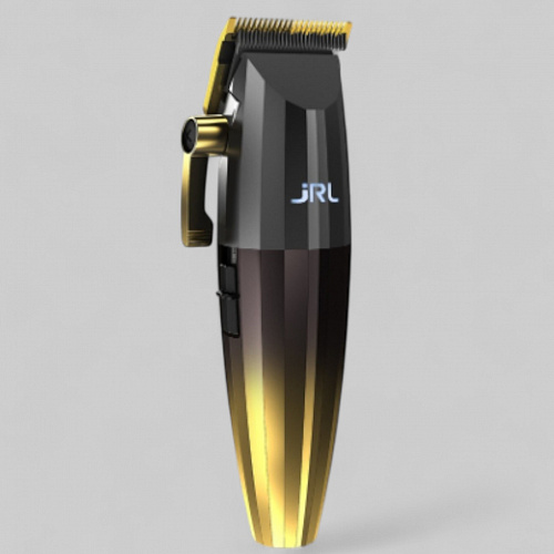 FF 2020C PROFESSIONAL CORDLESS HAIR CLIPPER GOLD-МАШИНКА ДЛЯ СТРИЖКИ ВОЛОС &quot;JRL FRESHFADE 2020C GOLD&quot;/, ЦВЕТ - ЧЕРНЫЙ С ЗОЛОТОМ /РАБОЧАЯ, РОТОРНЫЙ МОТОР,НОЖ 45мм, 2 СКОРОСТИ (6000 И 7200 ОБ/МИН.), ВЫСОТА СРЕЗА 0,5-3,5 ММ., 10 НАСАДОК: 1,5 ММ.-25 ММ.,