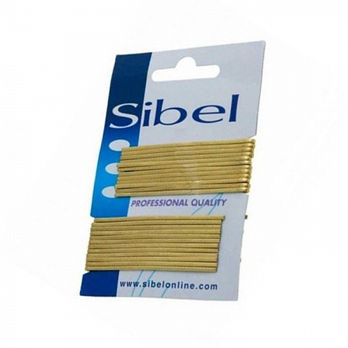 Невидимки дугообразные 50 мм блонд,упаковка 24 шт