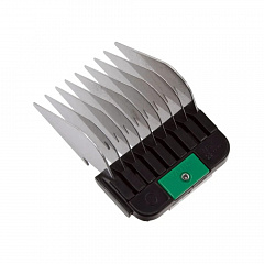 Насадка металлическая &quot;WAHL №7&quot; к машинкам &quot;Moser Max50&quot;, &quot;Moser Max45&quot;, &quot;KM&quot; и сетевые сетевые машинки &quot;Wahl&quot; -22мм, с цветовым индикатором.