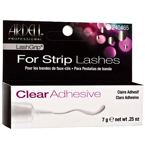 Клей для подиумных ресниц &quot;LASH GRIP CLEAR&quot; прозрачный, 7гр.