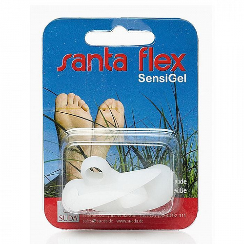 Гелевый протектор для комфортного расположения пальцев ног, средний, 2шт