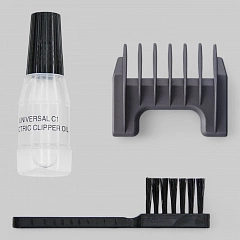 Машинка &quot;1400 Fading Edition&quot;- рабочая, регулируемый нож, 1 насадка 1,5м, сеть 10w. (бордовая)