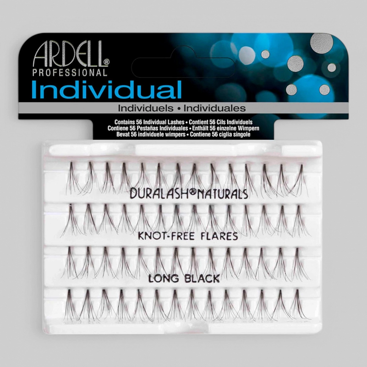 Ресницы пучковые &quot;DURALASH NATURALS&quot; без узелков, черные (длинные).