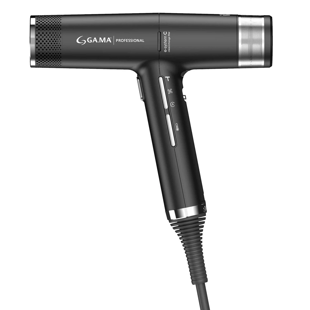 Электрофен для волос Ga.ma - IQ3 Perfetto с турбо кнопкой, 120 000 оборотов, черный (арт. PH6080.BK)