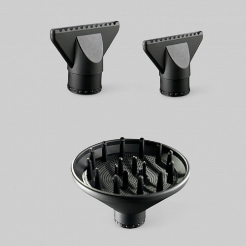 JRL 2020H FORTE PRO HAIR DRYER WHITE (WITH BR1-32 & BR1-53 INCLUDED)-ФЕН ДЛЯ ВОЛОС &quot;JRL 2020H FORTE PRO&quot;, ЦВЕТ-БЕЛЫЙ/Фен  1850W, с функцией ионизации, автоматической очистки и моющимся фильтром, LED индикатор, в комплекте диффузор и 2 насадки и 2 бра