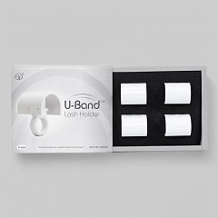 U-Band - Держатель для ресниц на ленте к кольцу &quot;Smart Ring&quot; 4шт., плюс кольца 5шт и емкость для клея 5шт.