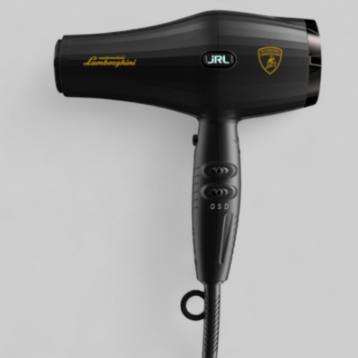 FORTE PRO LITE HAIR DRYER, BLACK-ФЕН ДЛЯ ВОЛОС &quot;JRL FORTE PRO LITE&quot; , ЦВЕТ ЧЕРНЫЙ, 2400W, с улучшенным DC мотором, с логотипом LAMBORGHINI, с функцией ионизации, LED индикатор, 2 режима температуры и скорости)