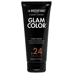 Тонирующая маска Glam Color Hair Mask .24 -  уменьшает выраженность нежелательных оттенков на волосах, усиливает оттенок коричневых волос с гарантированной нейтрализацией цвета, придавая волосам яркое сияние, цвет &quot;Шоколад&quot;, 200мл.