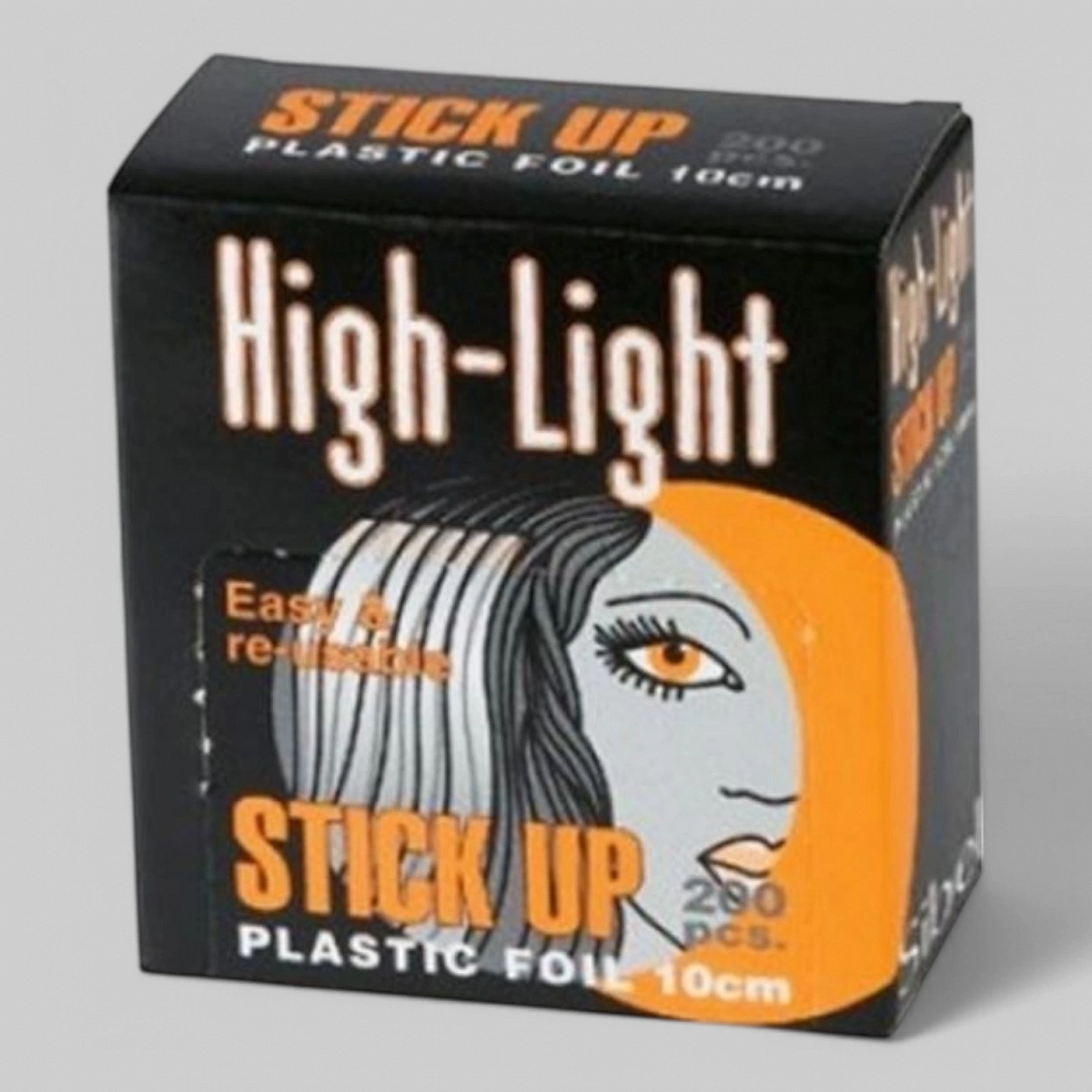 Бумага для окраски волос &quot;HI LITE STICK UP&quot;, на клейкой основе, с прозрачным верхним слоем, 200 шт.