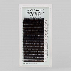 Ресницы черные, 17мм, толщина 0,15 мм, 900 шт - 3D-Lashes C Curl