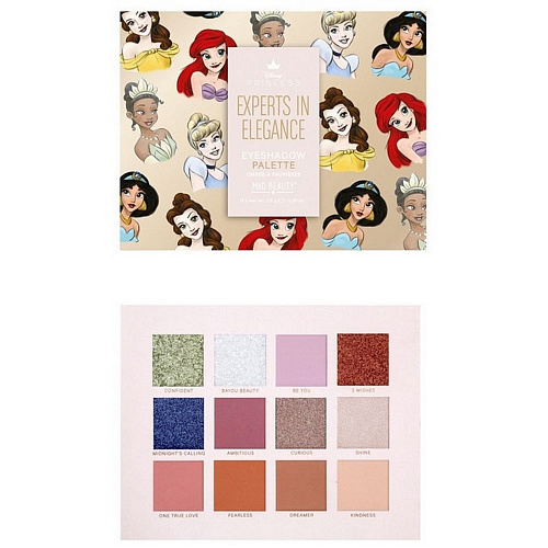 Палетка теней для век Disney - Belle 9 цветов по 1,1 г. (арт. DPPP-24)