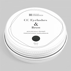 Хна для окрашивания ресниц и бровей CC Eyealashes&Brow b в баночке (черная), 10гр