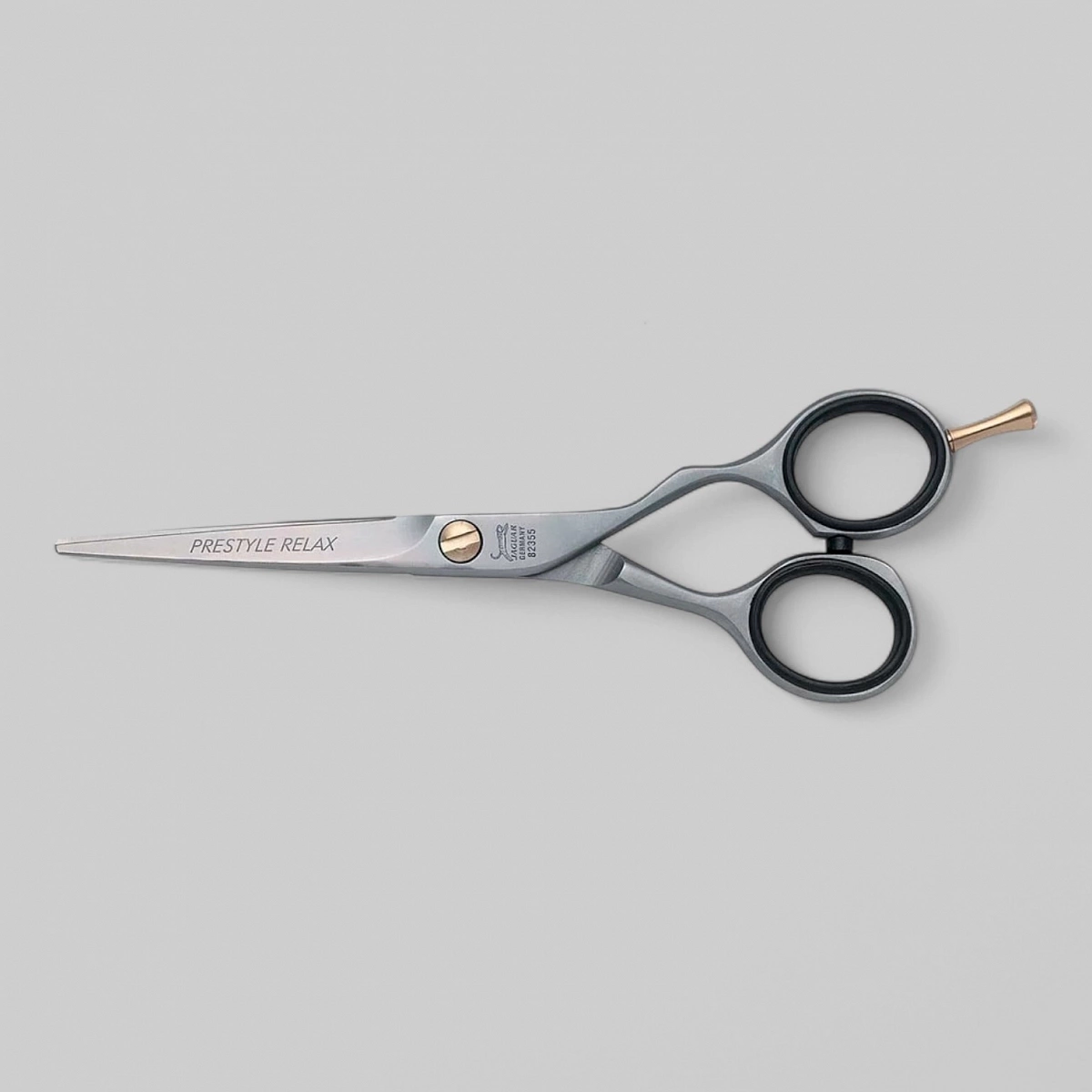 Ножницы рабочие &quot;Pre Style Relax&quot;- эргономичной формы со смещёнными ручками, одно лезвие с микронасечкой, размер 5,5.