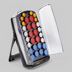 Электробигуди профессиональные BabylissPro &quot;CERAMIC&quot; - 500W, 2 режима нагрева, с керамическим покрытием, 30шт, четыре размера, с зажимами.