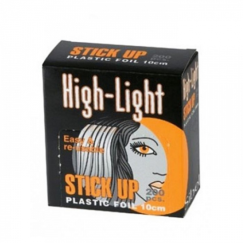 Бумага для окраски волос &quot;HI LITE STICK UP&quot;, на клейкой основе, с прозрачным верхним слоем, 200 шт.