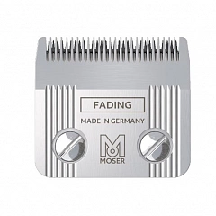Машинка &quot;Moser-Primat Fading Edition&quot;- рабочая, регулируемый нож, 2 насадки, сеть 15w. (титаново\чёрная)