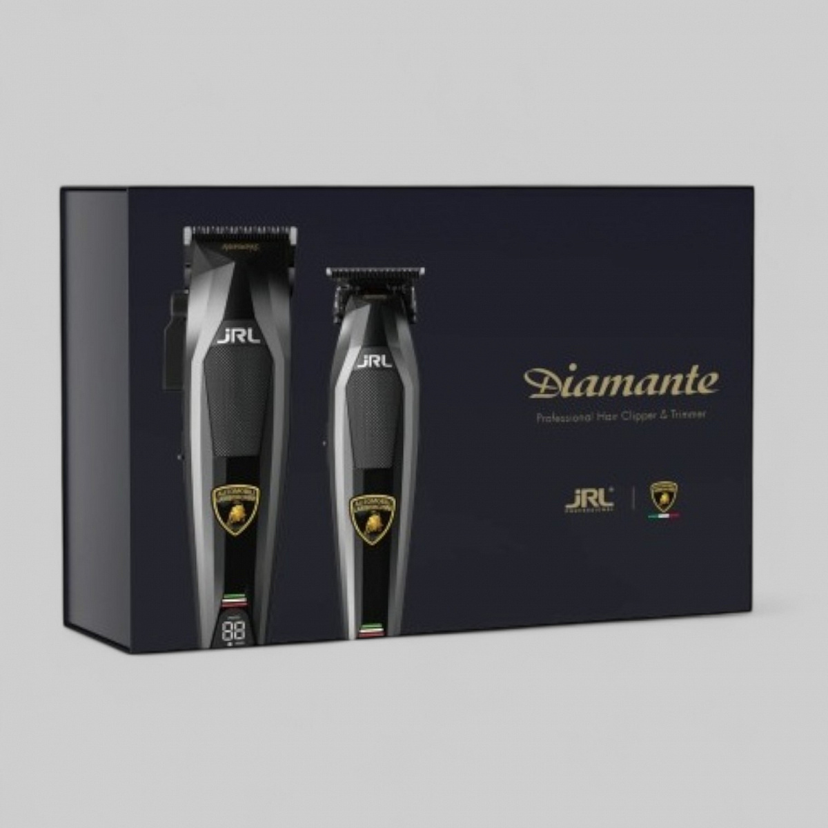 JRL Diamante Clipper And Trimmer Kit – набор с машинкой и триммером, чёрный