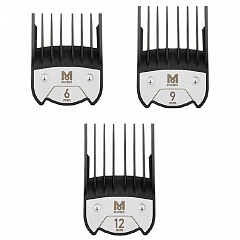 Набор из трех насадок премиум класса, 6мм, 9мм и 12мм к машинкам &quot;1854&quot;, &quot;1870&quot;, &quot;1871&quot;, &quot;1872&quot;, &quot;1874&quot;, &quot;1876&quot;, &quot;1877&quot;, &quot;188&quot;4, &quot;1885&quot;, &quot;1886&quot;, &quot;1887&quot;, &quot;1888&quot;, &quot;4212&quot;¶
