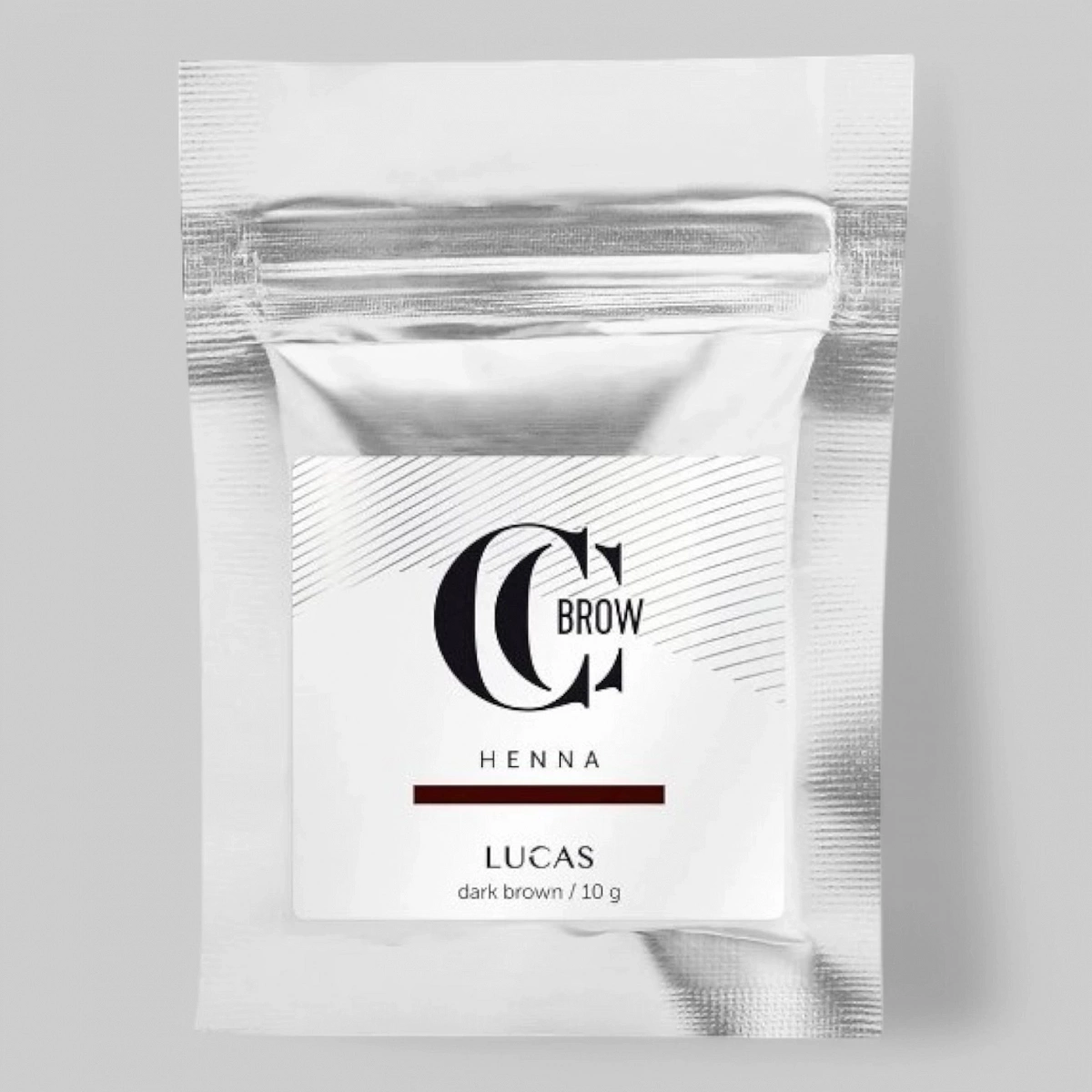 Хна для бровей &quot;CC Brow&quot; в саше цвет темно-коричневый, 10гр.
