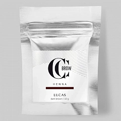 Хна для бровей &quot;CC Brow&quot; в саше цвет темно-коричневый, 10гр.