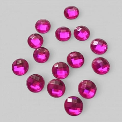Стразы круглые, цвет &quot;фуксия&quot;, 1440 шт., диам.1,75 мм