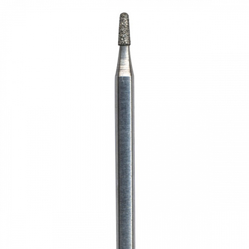 Алмазная конусная фреза со средней крошкой 125грит,  диаметр 1,6мм. (короткая)