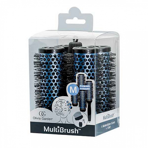 НАБОР ИЗ 4-Х БРАШИНГОВ MULTIBRUSH ONE SIZE KIT 36 - M, + СЪЕМНАЯ РУЧКА