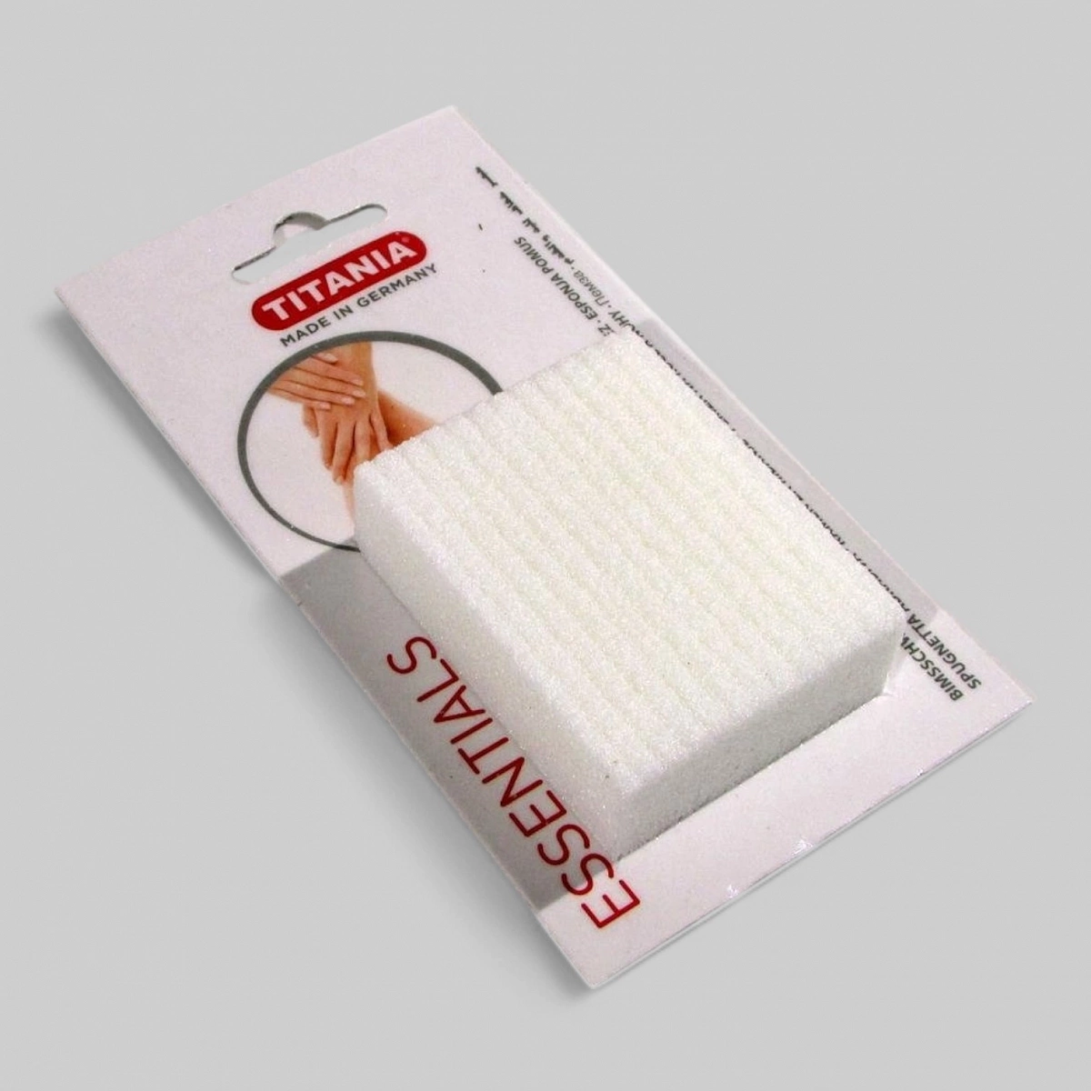 Пемза синтетическая для ног, экстра-жесткая, цвет белый, размер 6,5х5см.