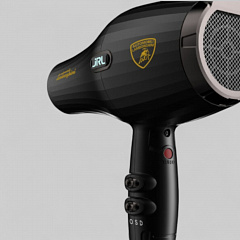 FORTE PRO LITE HAIR DRYER, BLACK-ФЕН ДЛЯ ВОЛОС &quot;JRL FORTE PRO LITE&quot; , ЦВЕТ ЧЕРНЫЙ, 2400W, с улучшенным DC мотором, с логотипом LAMBORGHINI, с функцией ионизации, LED индикатор, 2 режима температуры и скорости)