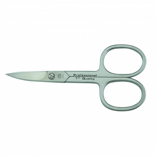 Ножницы для ногтей широккие изогнутые, матовые.