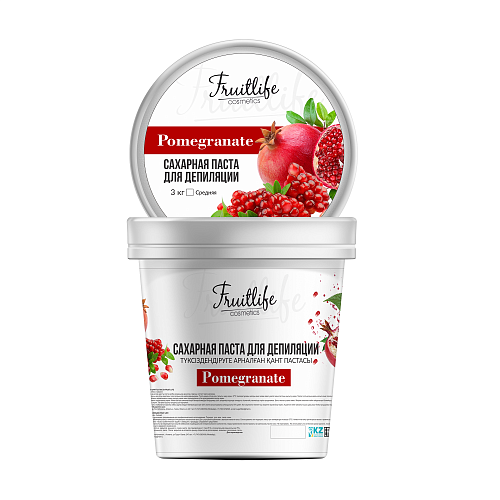 Средний гранат Ftuitl life 300 гр Цветной ароматизированный сахар Sugar Life