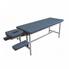 Стол массажный с регулируемым подголовником, без опор для рук, с ручной регулировкой высоты, размер 200х60х70 см.